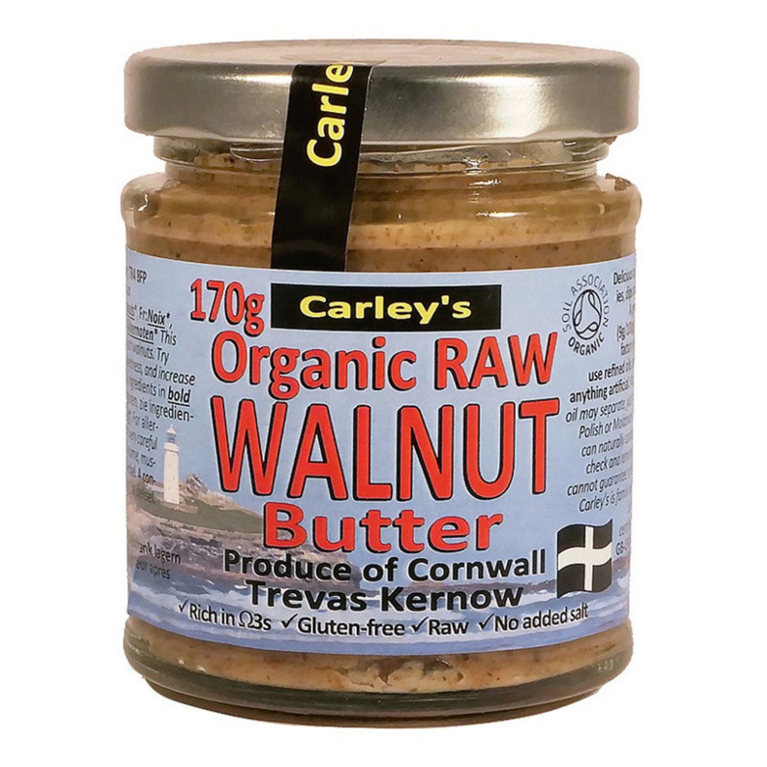 Carleys Organic Walnut Butter 170g