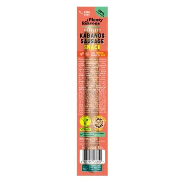 Plenty Reasons Kabanos Meatless Snack Sausage 35g