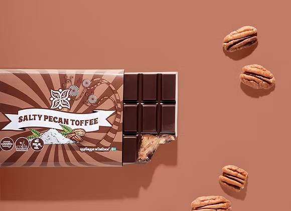 Vegan Delights Salty Pecan Toffee